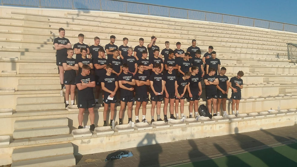 CARDIFF BLUES U16's SOUTH ACADEMY RUGBY TRAINING CAMP SPAIN TORREVIEJA SPORTS CITY
