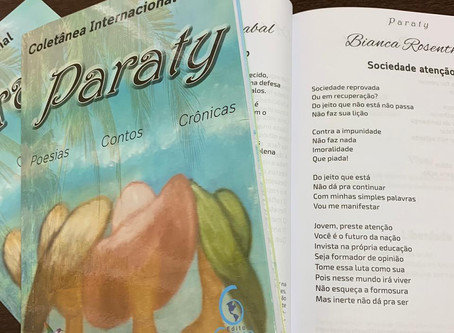 Meu poema “Sociedade atenção” foi classificado no 30º Concurso Internacional de Poesias