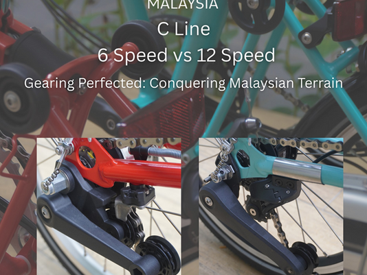 Brompton's 50th Anniversary: The 12 Speed C-Line Revolution for Malaysian Urbanites