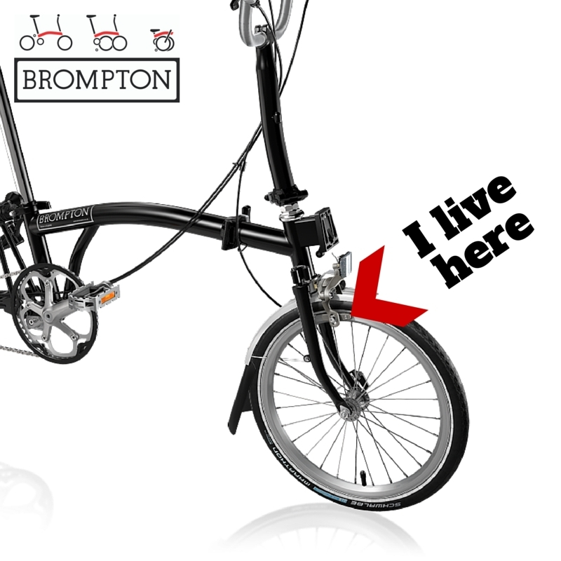 Brompton Brake Caliper Waith SwissStop Pads