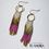 Miniatura: Pendientes Miyuki Fucsia 
