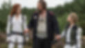 Black Widow Family - Natasha Romanoff (Scarlett Johansson), Yelena Belova (Florence Pugh) and Alexei Shostakov (David Harbour) together during the final Battle with taskmaster in Black Widow Movie.