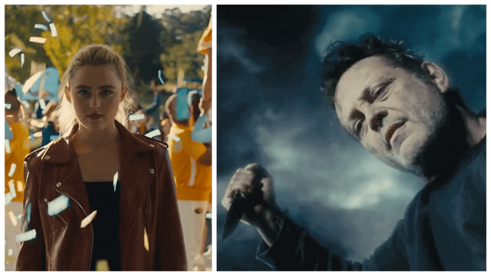 The two titular characters of horror-comedy Freaky (2020) or Freaky Cast 2020 - Kathryn Newton and Vince Vaughn