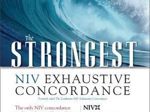A picture of the cover of The Strongest NIV Exhaustive Concordance by Zondervan Publishing