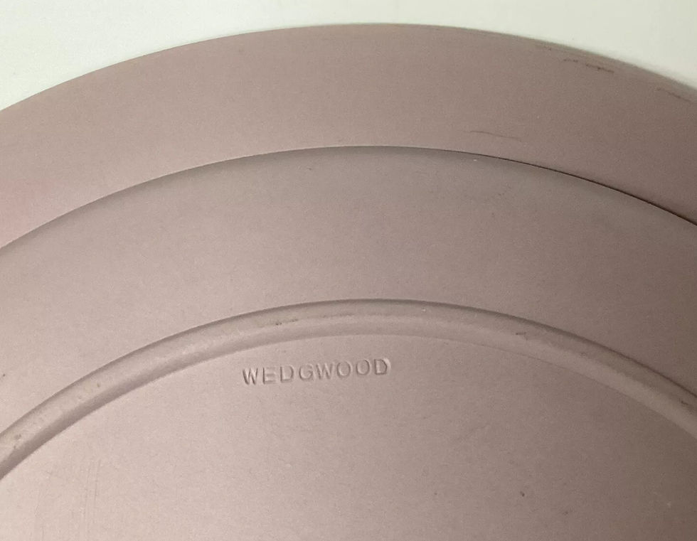 Thumbnail: Wedgwood Lilac Jasperware Trophy Plate Aurora & Pegasus