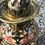 Thumbnail: Antique Oil Lamp Zsolnay Persian Style Messengers No.2 Burner Cranberry Shade
