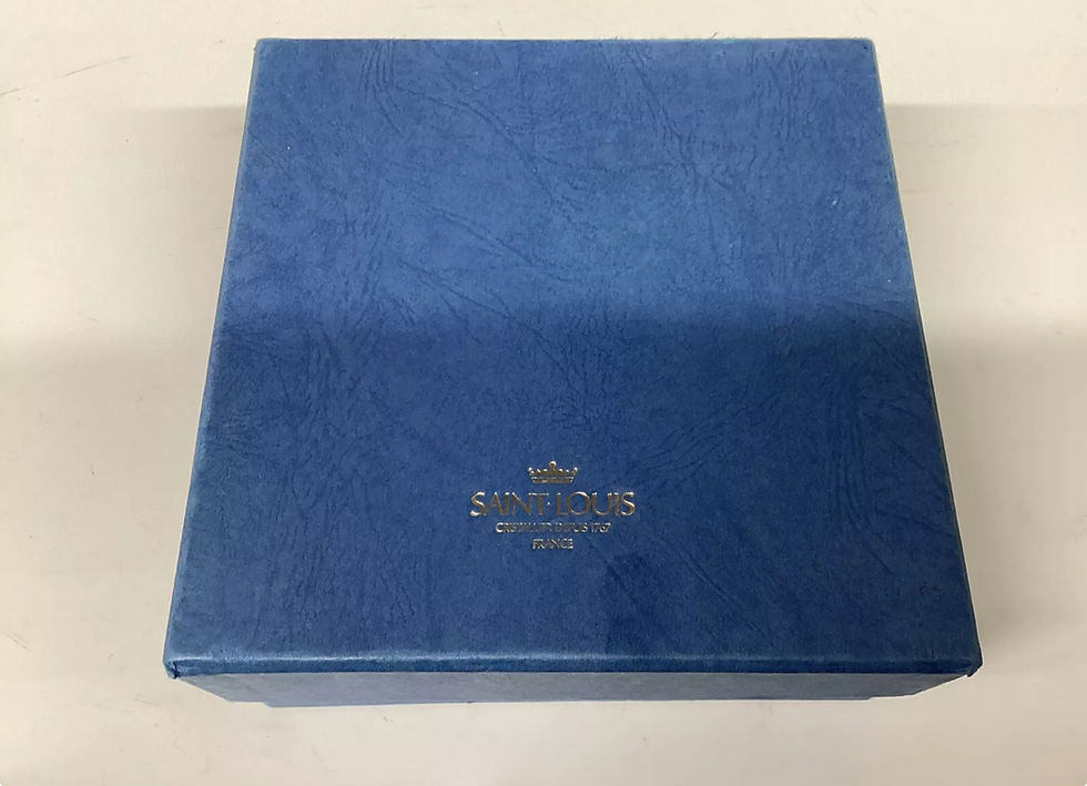 Thumbnail: St Louis “Tommy” Crystal Ashtray Medium Boxed