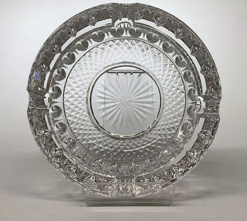 Thumbnail: St Louis “Tommy” Crystal Ashtray Medium Boxed