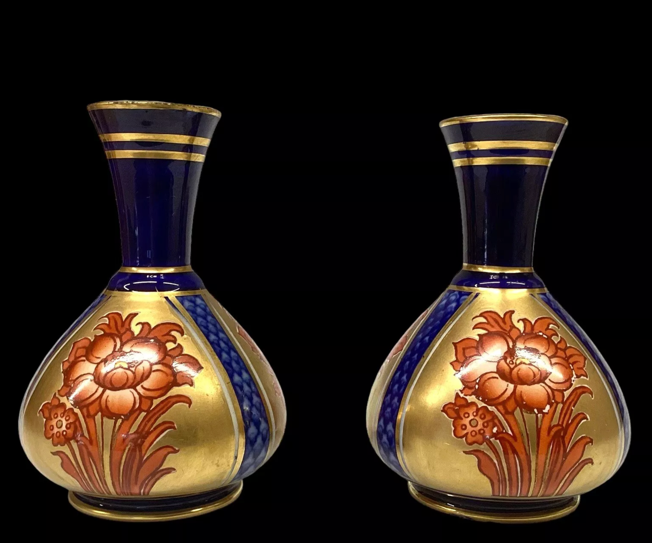 A Pair of MacIntyre Moorcroft Aurelian Ware Vases
