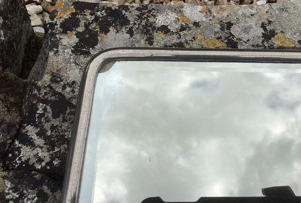 Thumbnail: Art Deco Folding Tryptic Mirror