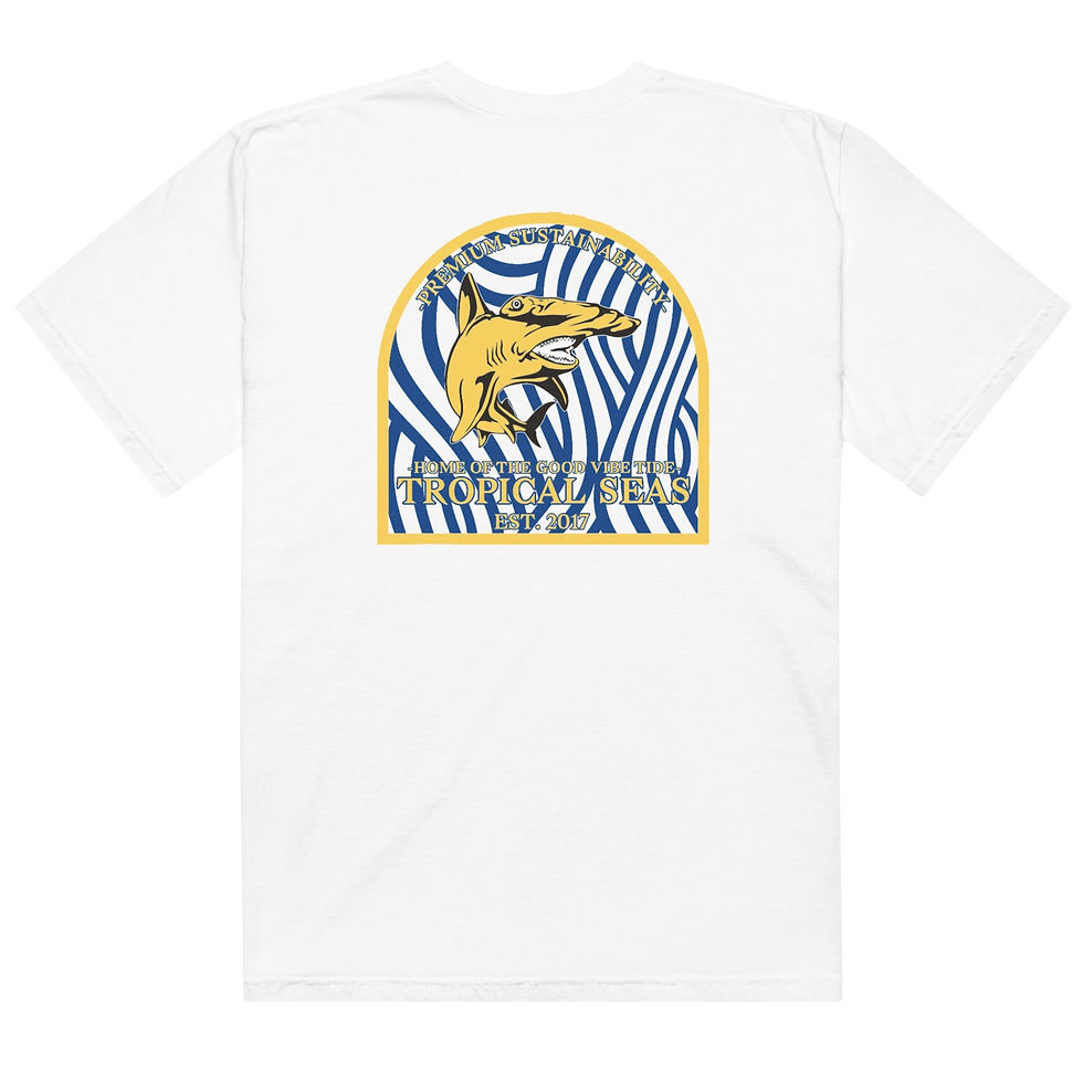 Miniatura: Men’s Hammerhead Shark Heavyweight T-Shirt
