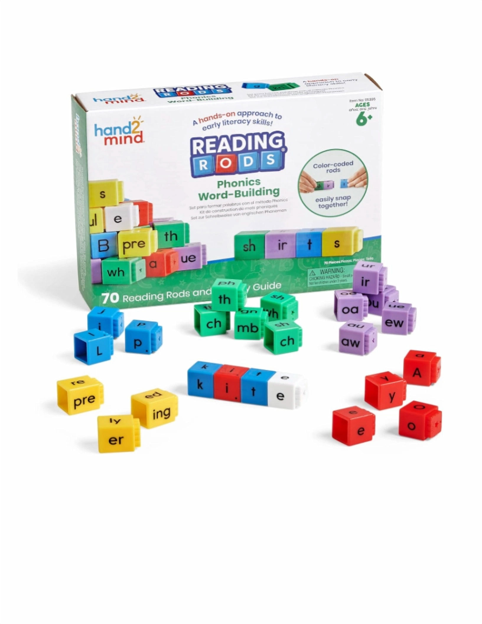 Reading Rods: Phonics Word-Building Set
