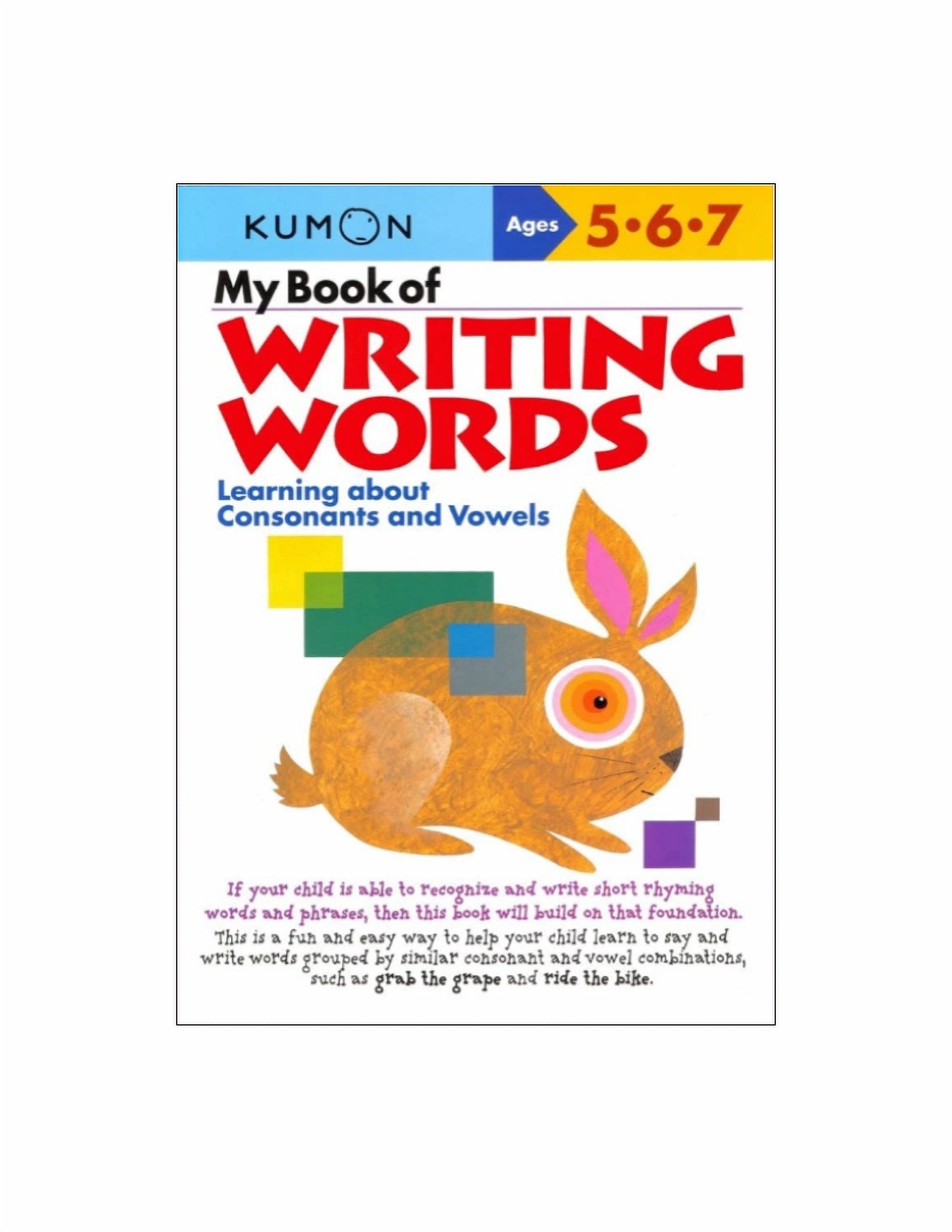 KUMON My Book of Writing Words