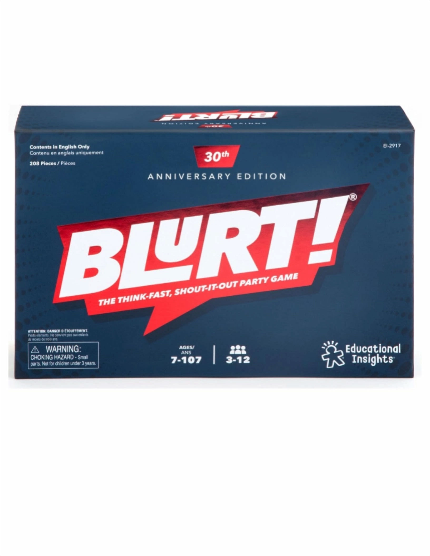 Blurt! 30th Anniversary Edition – Fast-Paced Word & Vocabulary Party Game