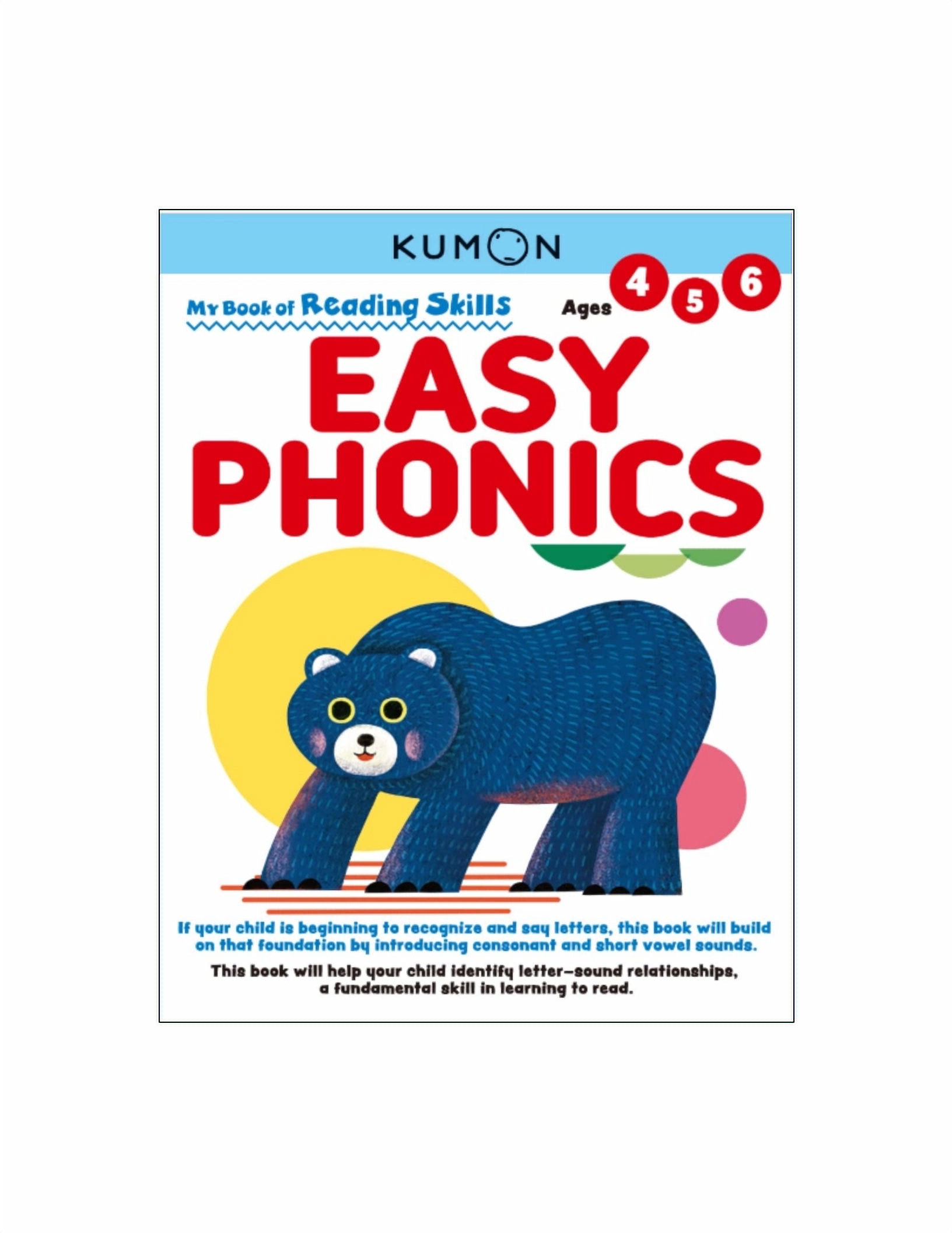 KUMON My Book of Reading Skills: Easy Phonics