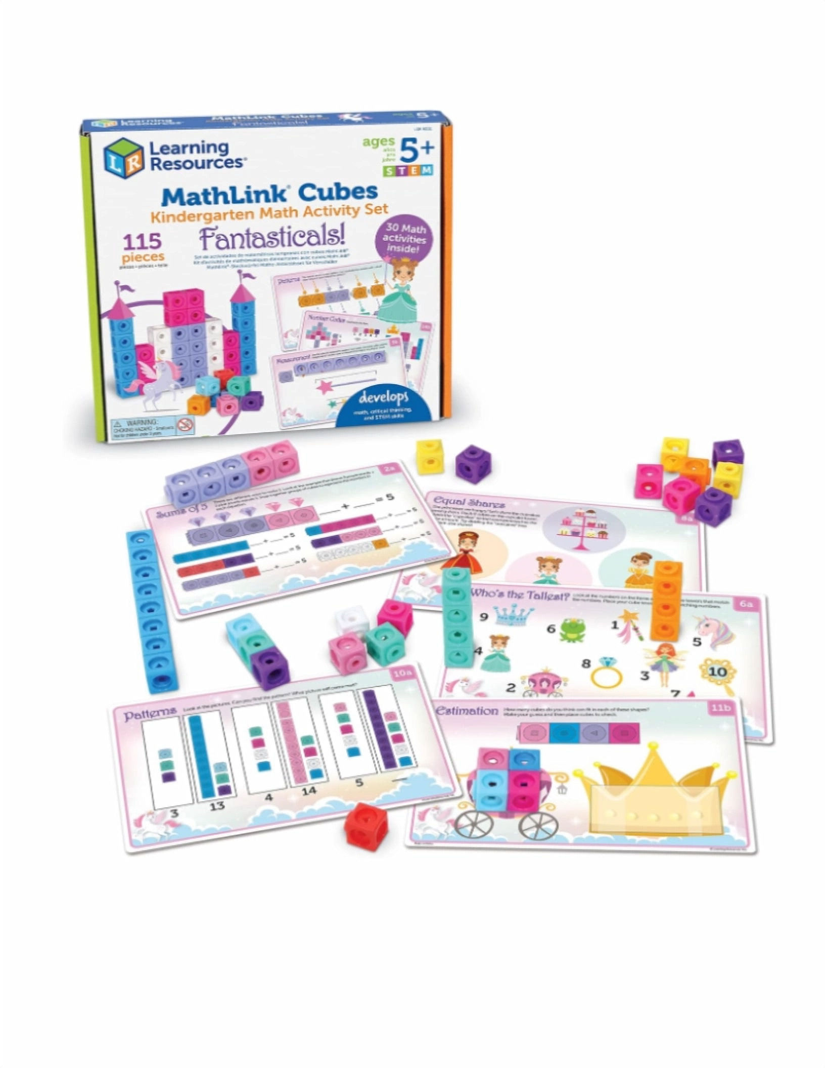 MathLink® Cubes Kindergarten Math Activity Set: Fantasticals!