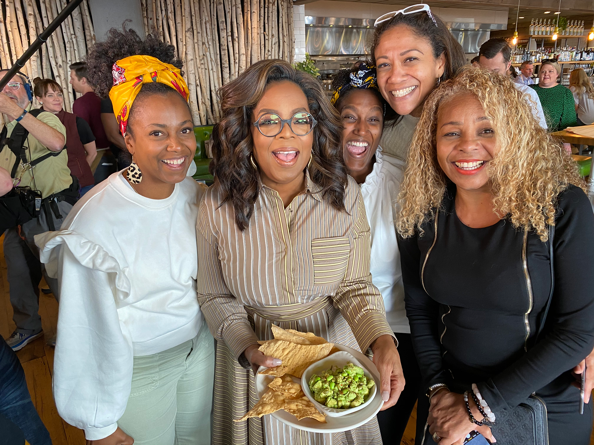 Oprah Winfrey with Shadyra Francisca