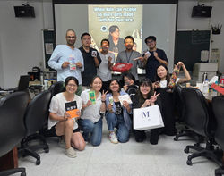 Farewell party for Peng, Jin and Andrei