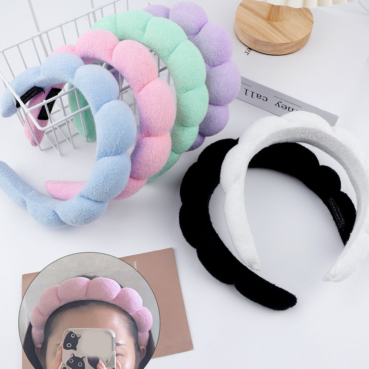 Fashion Sponge Headband For Women Hair Accessories Multifunction Head Band For F