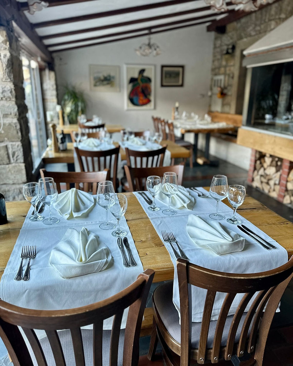 Notranjost restavracije Al mulin