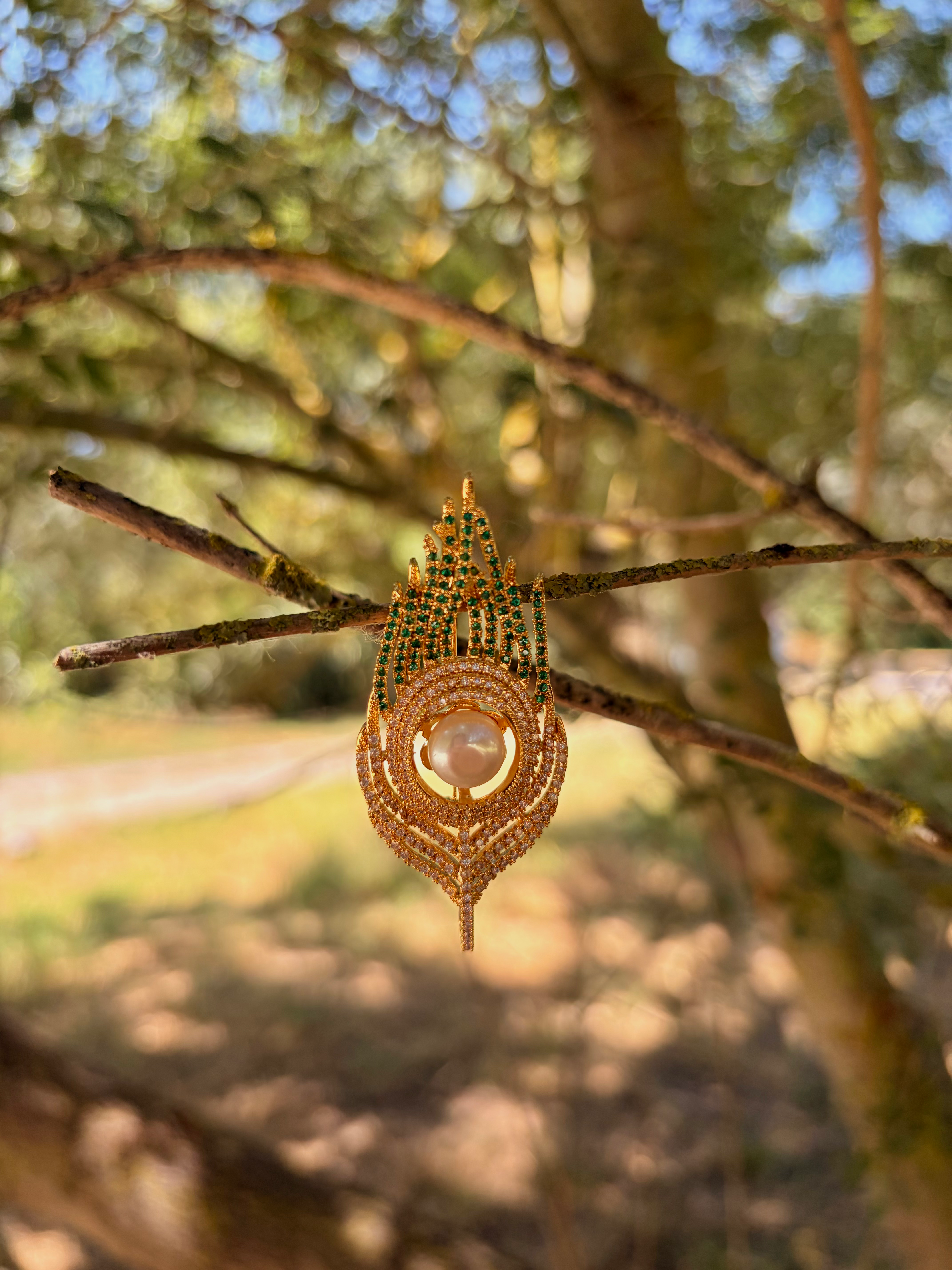 Broche plume