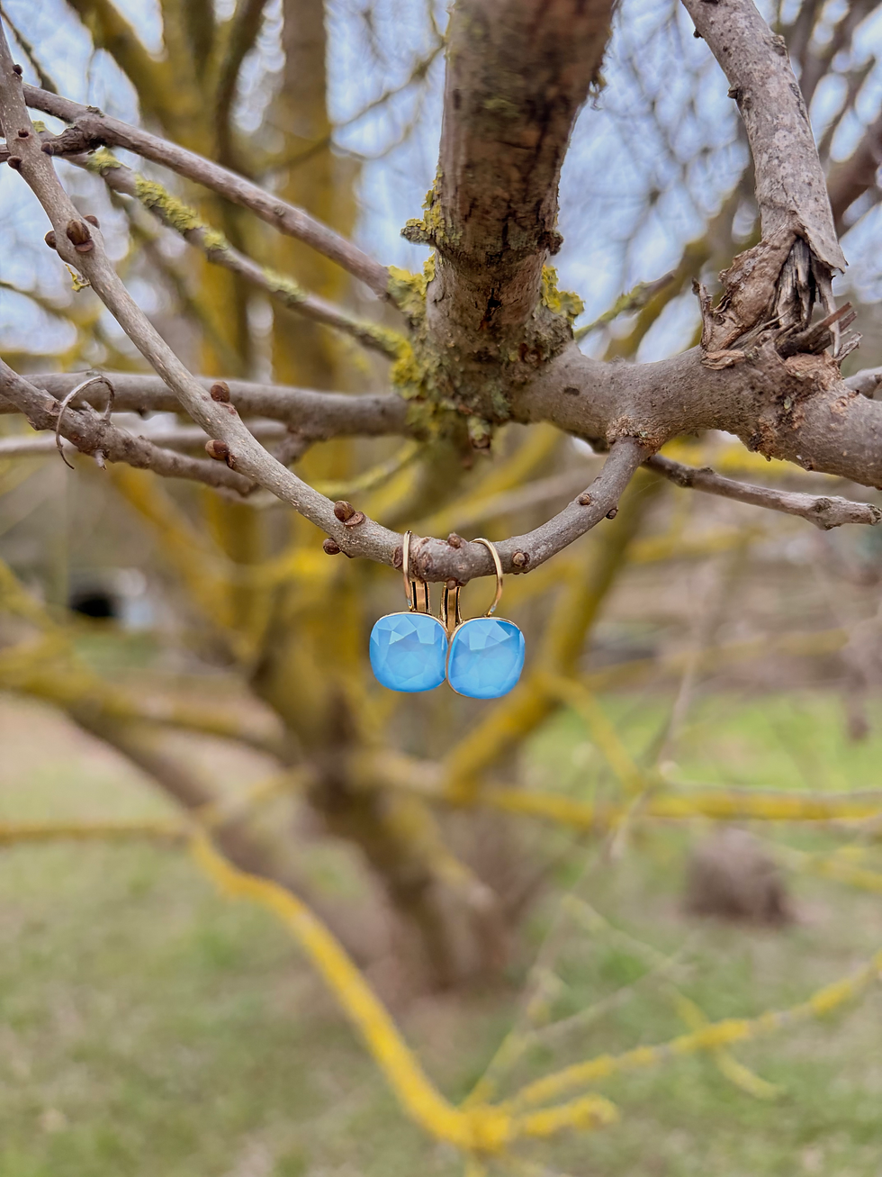 Miniature : Petites boucles cristaux de verre