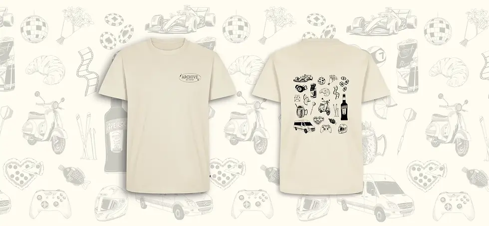 T-Shirt Front und Rückseite