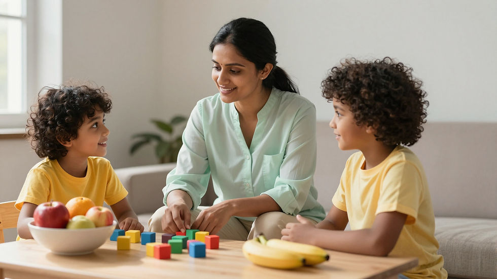 Dietitian Bondi Beach teaching kids about fruit and health
