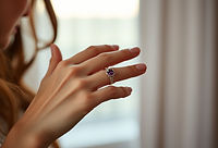 a woman ignoring her wedding ring.jpg
