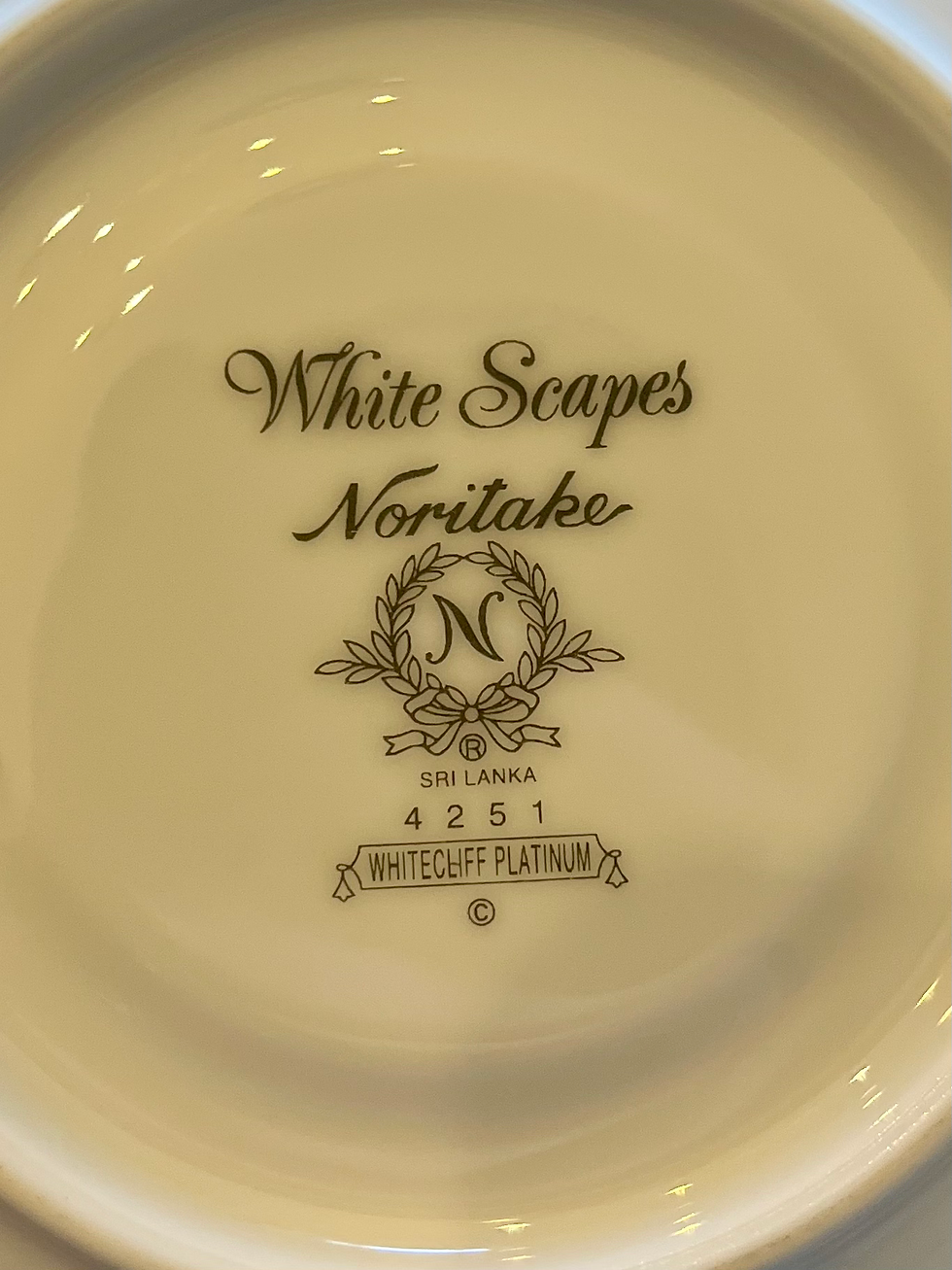 Thumbnail: Noritake Whitecliff Platinum