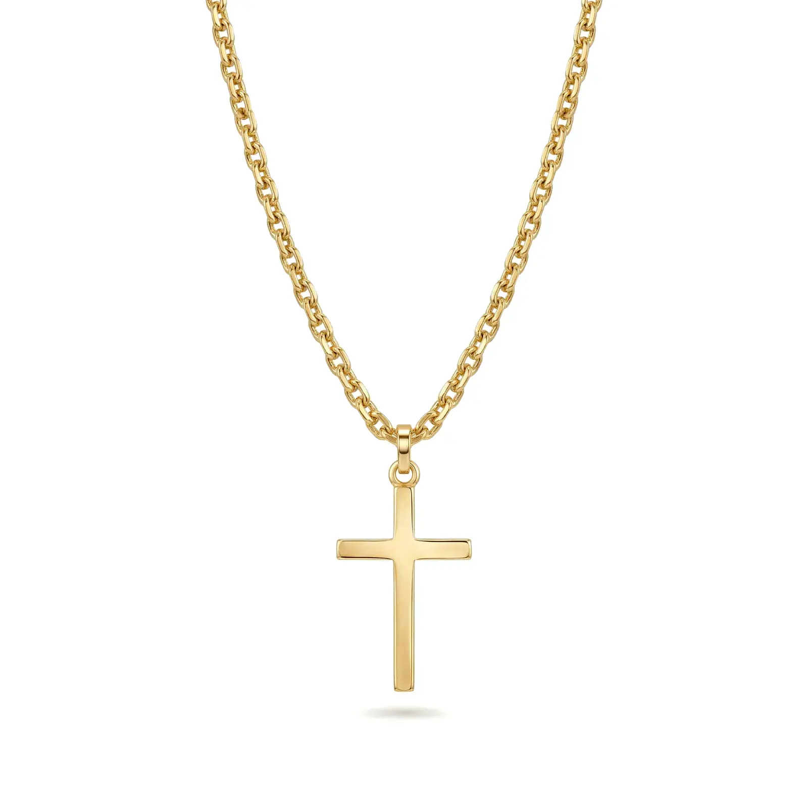Collar Vichy – Cruz en Oro Amarillo