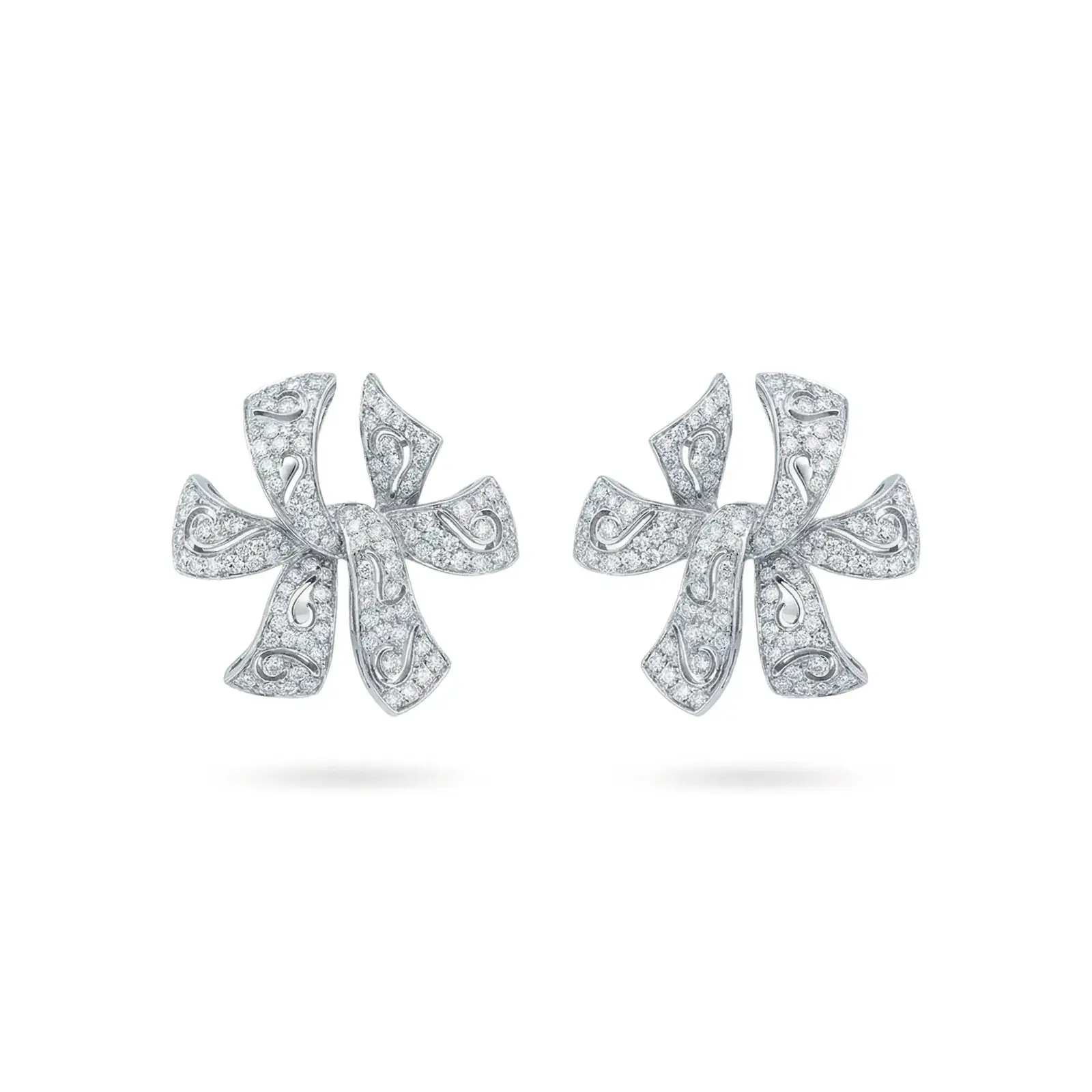 Aros Privé – Moño de Diamantes