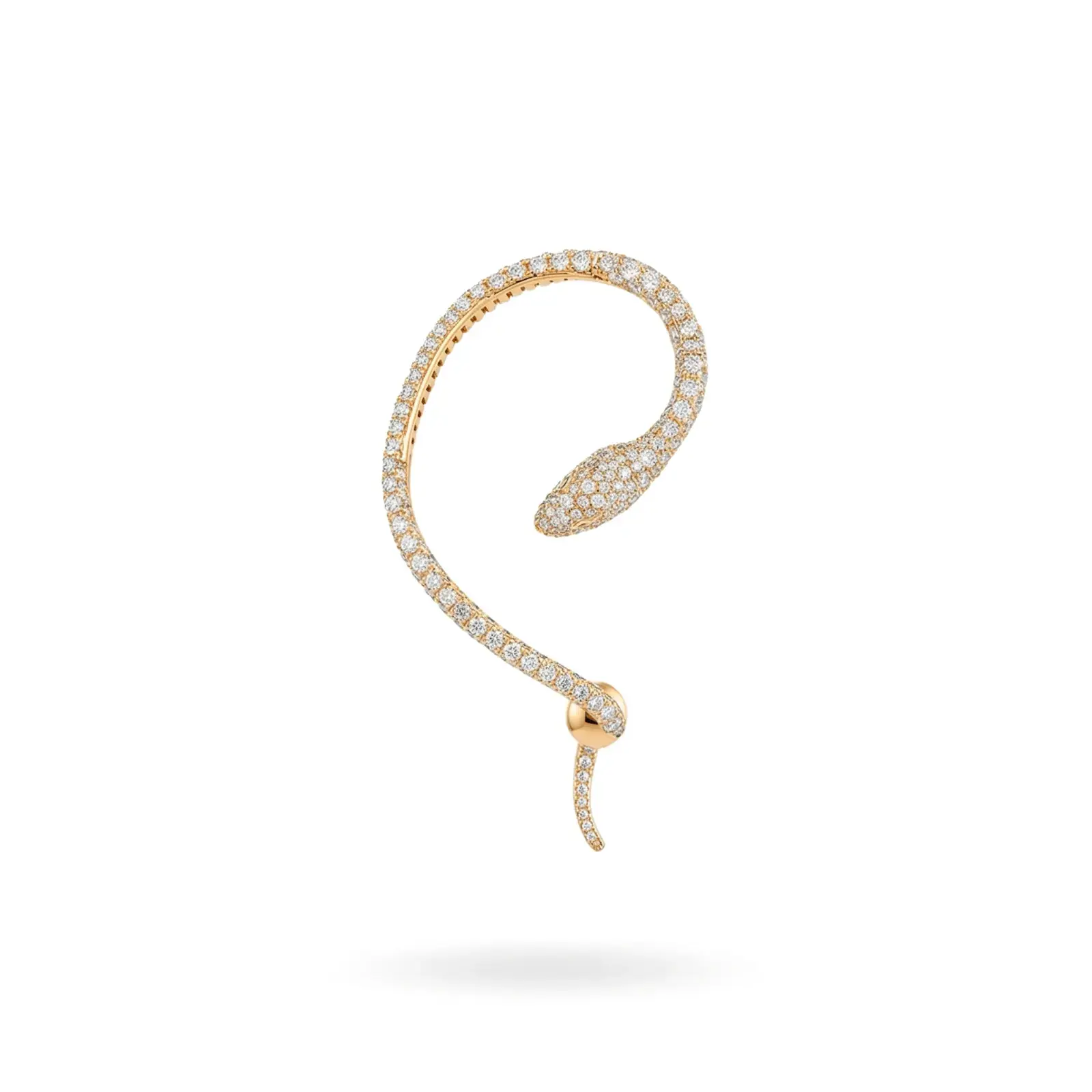 Aros Paris – Serpiente de Diamantes en Oro Rosa