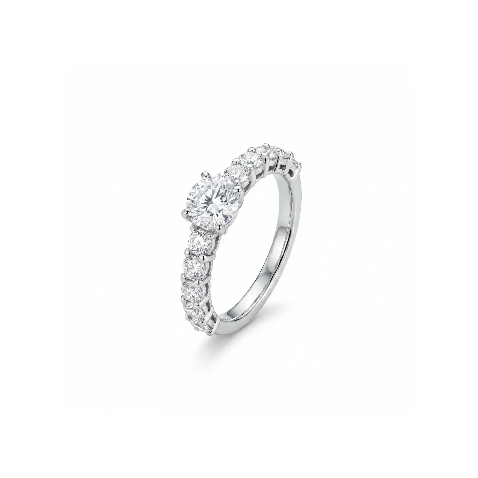 Anillo Fiancés – Medio Sinfín de Diamantes
