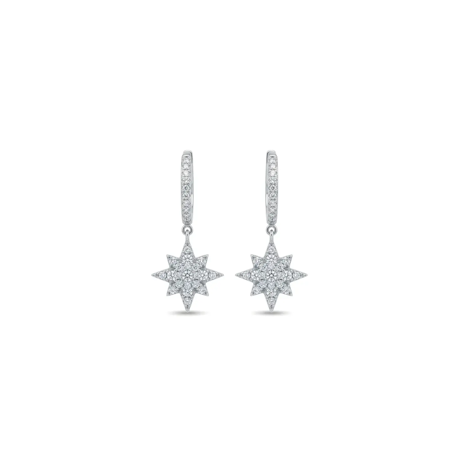 Aros Paris – Estrellas en Oro Blanco