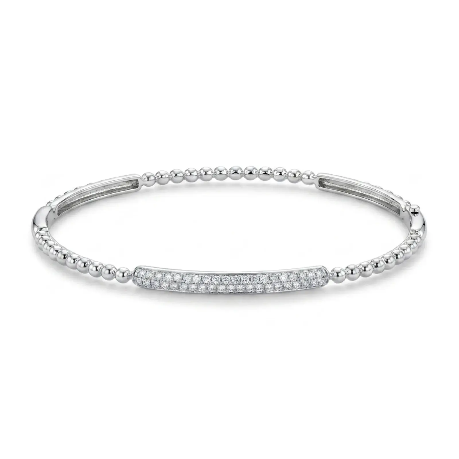 Pulsera Paris – Rígida con Diamantes