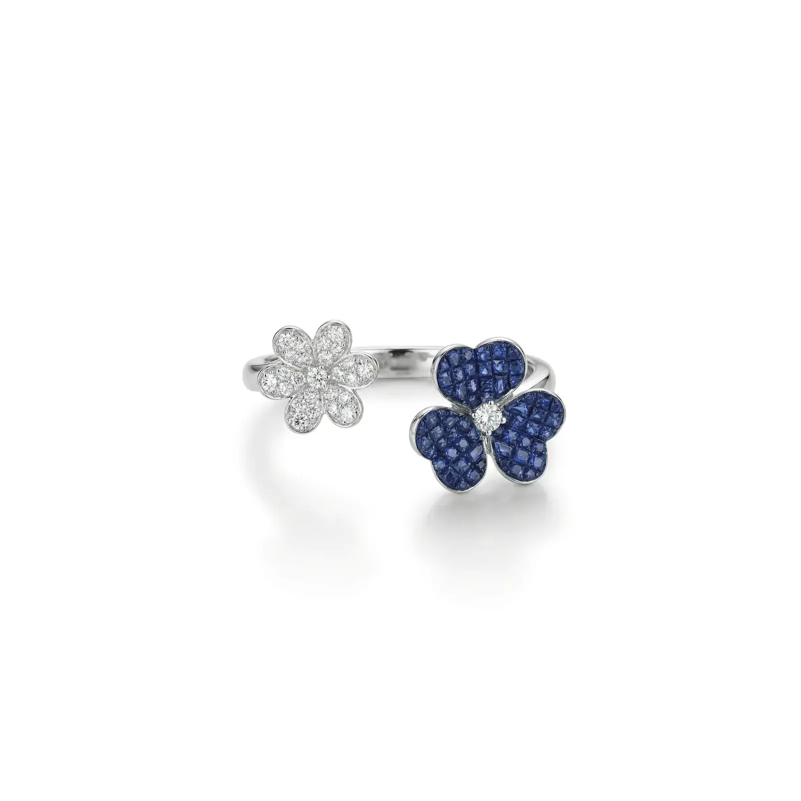 Anillo Nice – Flor de Zafiros