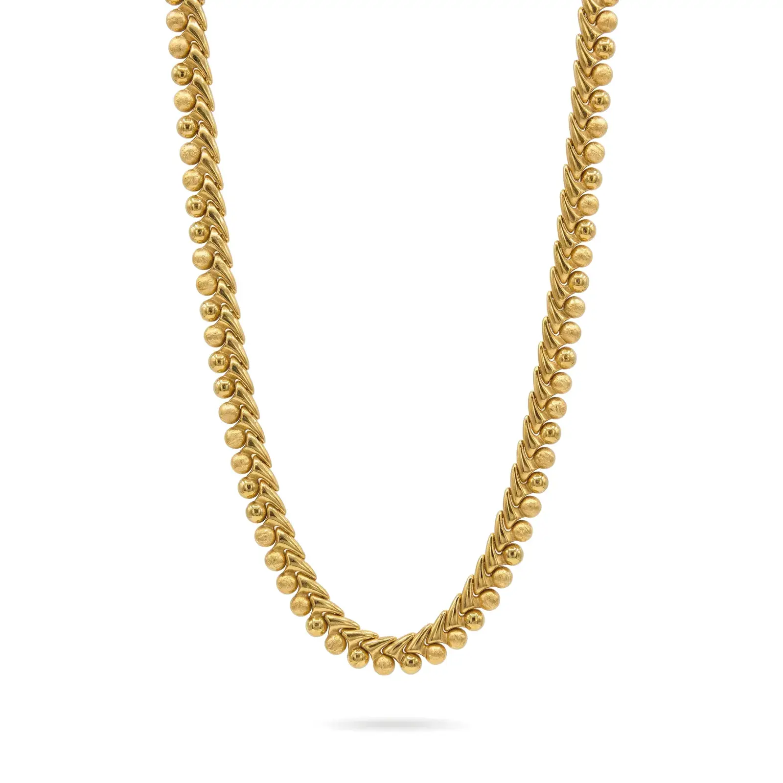 Collar Vichy – Silueta Cherry en Oro