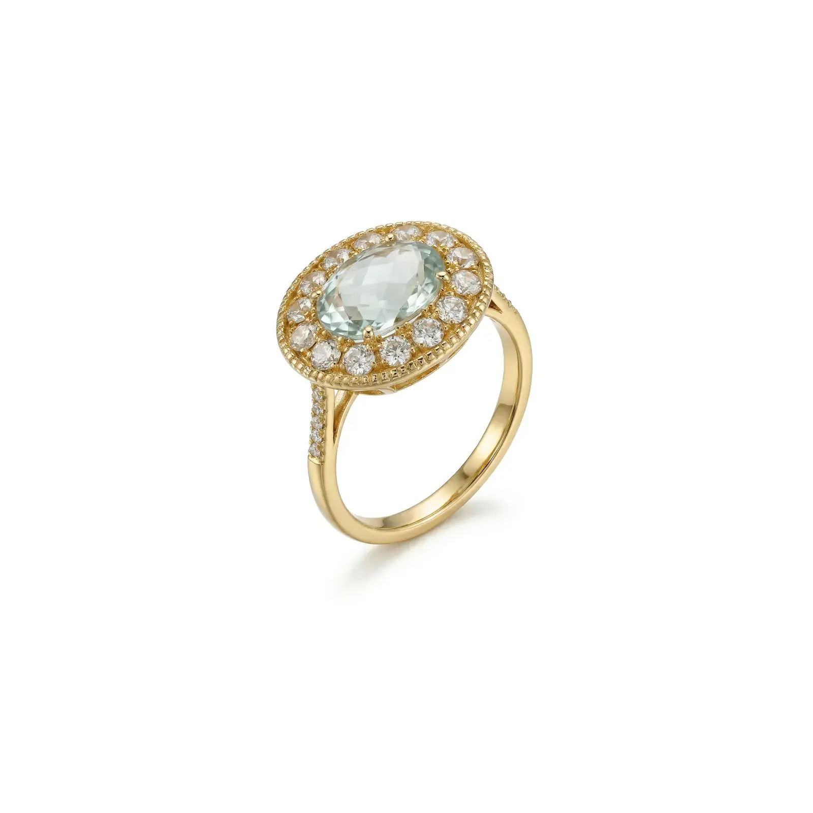 Anillo Bruxelles – Topacio Verde Oval