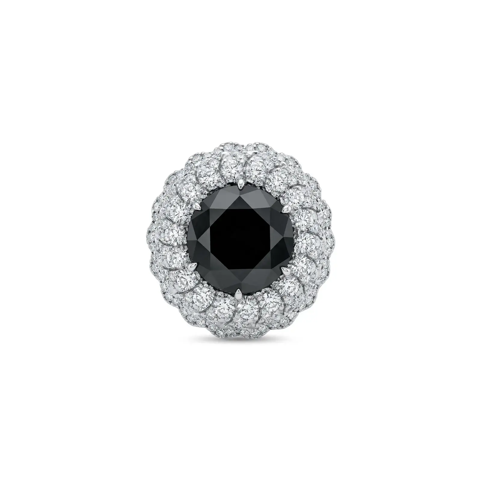 Anillo Privé – Eclipse de Diamantes Negros