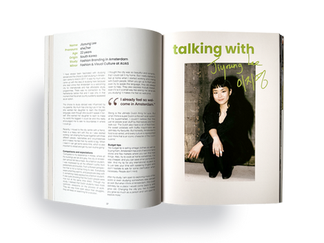 Art Direction and Editorial Design: International Student Guide Amsterdam