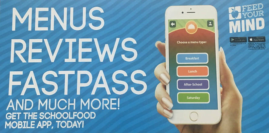 Ad for "Feed Your Mind" mobile app.