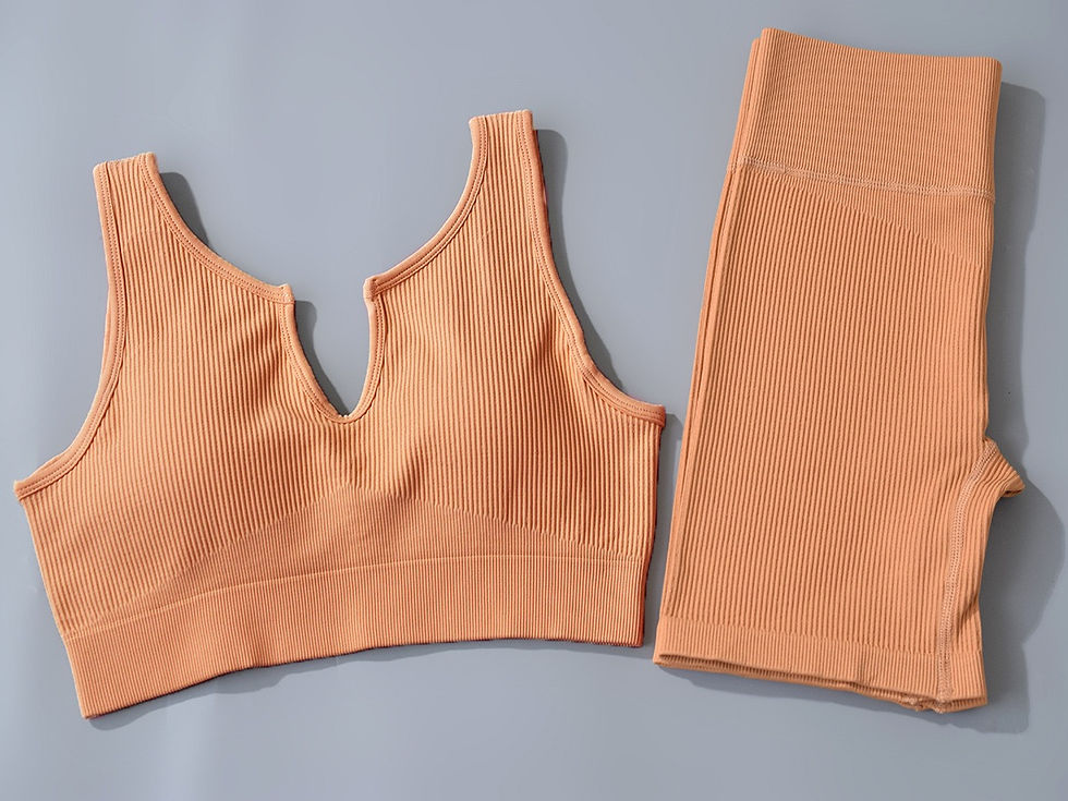 Thumbnail: Ribbed Short Set