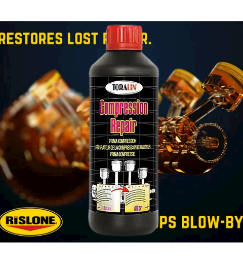 Toralin By Rislone High Mileage - Επαναφορά Συμπίεσης Κινητήρα