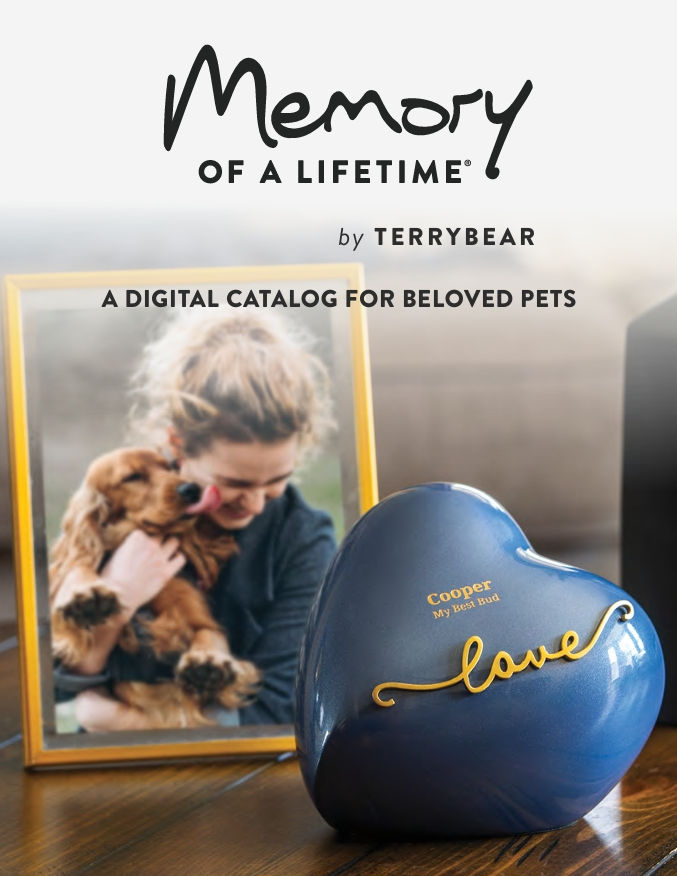 Terrybear pet funeral supplies digital catalog cover