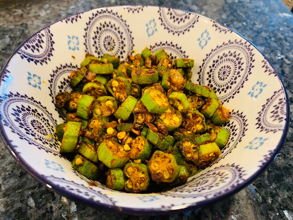 Delicious Spicy Sauteed Okra