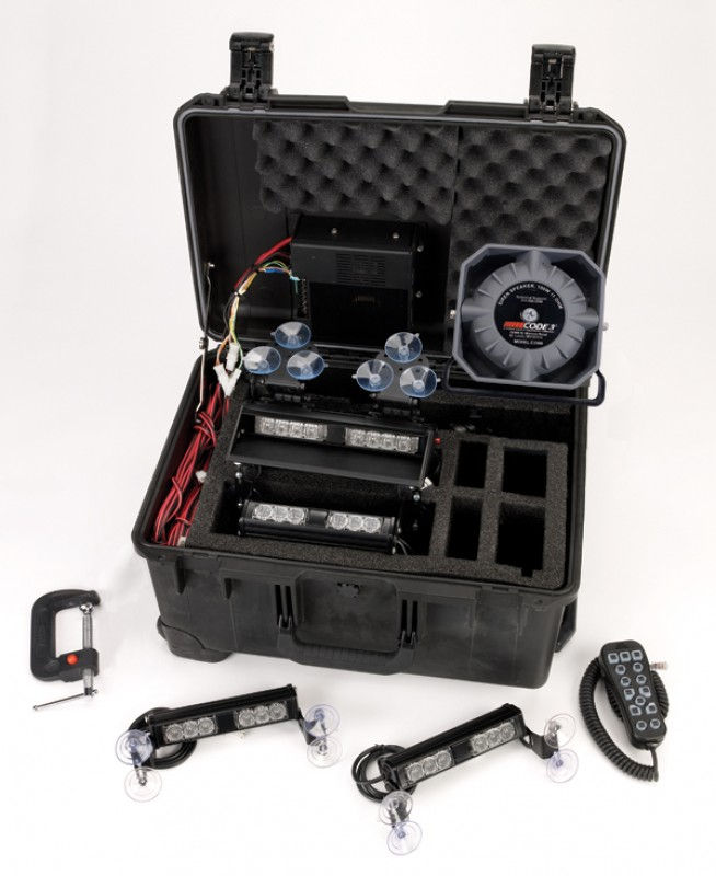 Portable Self Contained Light and Siren Kit 1