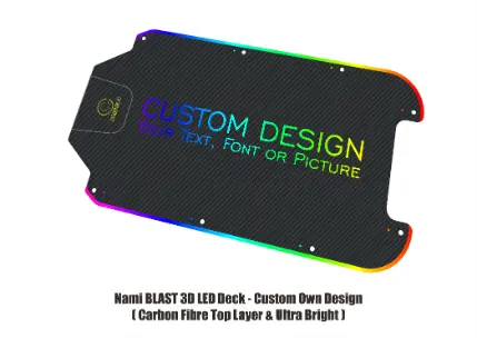 Miniaturbild: Nami Blast | Custom 3D LED E-Scooter Deck Cover | Made To Order