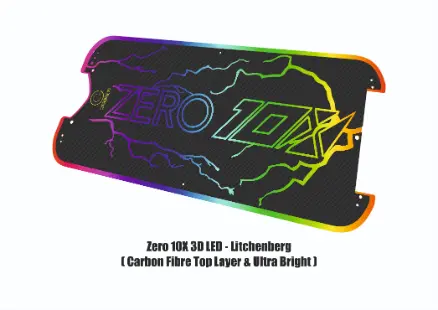 Miniatura: Zero 10X | Custom 3D LED E-Scooter Deck Cover | Made To Order