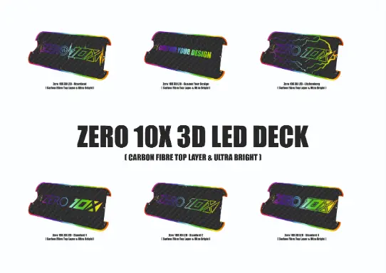 Miniatura: Zero 10X | Custom 3D LED E-Scooter Deck Cover | Made To Order